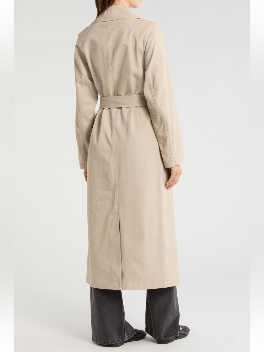 rag & bone Ginny Twill Trench Coat - Sandstone (XS) - Picture 3 of 10